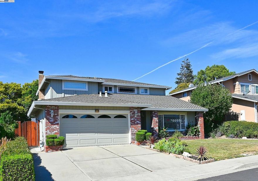 Move right in, this spacious four bedroom home has a NEW ROOF,less than one week old and entire interior was recently painted. The downstarirs features a spacious remodeled and updated kitchen, formal dining room plus nice size family room with a wet bar, a fireplace and a downstairs bathroom, all this plus wood style laminate floors. UPSTAIRS FEATURES NEW CARPET THROUGHOUT, good size bedrooms, spacious primary suite with a walk in closet. Additonal features include dual pane windows plus nice size lot with plenty of space and privacy in the rear yard. Two exterior storage sheds remain. LOCATION, LOCATION, you are nearby  Dublins dog park, a neighhborhood park for the kids,Dougherty Hills Park, with walking and biking trails including the Iron Horse Trail. Convenietly located to I-580/680 plus two B.A.R.T. Stations and schools K-12 are not far away. Also do not miss out on the award winning Russian Math School and the Robotics center for the  studious kids, both located on Dublin Blvd near City Hall and the sports fields.