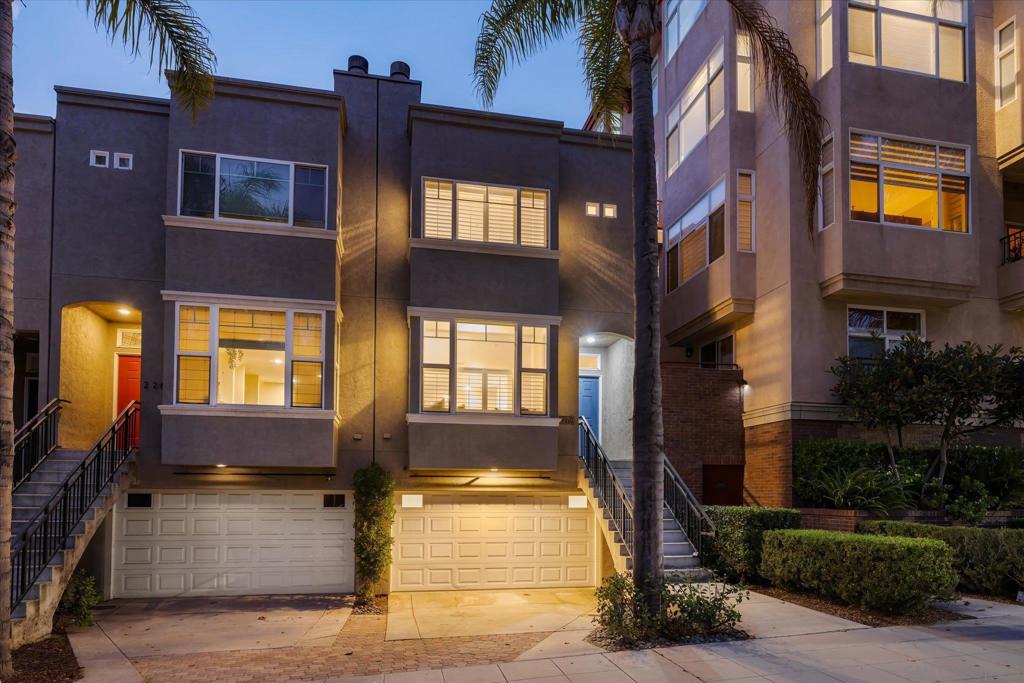 $0 HOA dues! Discover urban living in this stunning 3-bedroom, 3.5-bathroom fully detached townhome located at 2270 Sixth Avenue in San Diego’s vibrant Bankers Hill neighborhood, just steps from the iconic Balboa Park. Spanning 2,174 square feet and built in 2000, this multi-level residence offers a perfect blend of modern comfort and prime location, with views of the city lights, evening skyline, and the park right across 6th avenue! Step inside to find a bright and airy living space featuring a cozy fireplace in the living room, recessed lighting, and laminated wood floors that flow seamlessly throughout. The newly-remodeled kitchen is sure to impress with its vibrant finishes. Each of the three bedrooms serves as a private retreat, with en-suite full bathrooms for ultimate convenience and privacy, plus an additional half bath for guests. Enjoy the luxury of central forced air cooling, in-unit laundry with gas and electric hookups. Outside, a full fenced yard provides a serene escape with an outdoor patio and 2-floor access. Direct access to your private 2-car attached garage is a unique perk that isn't found often in the heart of San Diego. Priced at $1,599,888, this move-in-ready gem also features custom built-ins, walk-in closets, and abundant storage. With proximity to downtown San Diego’s dining, culture, and harbor, this property promises an unparalleled lifestyle of urban living.