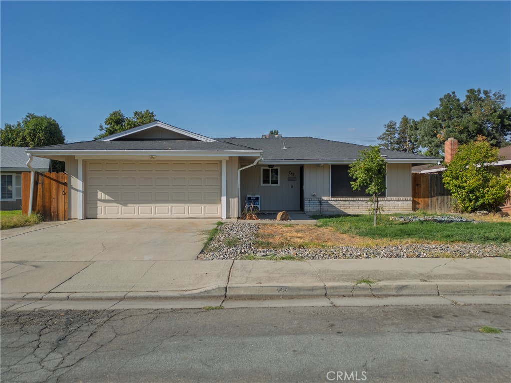 Welcome to 749 Junipero Ct, a beautifully remodeled 3-bedroom, 2-bathroom home tucked away near the end of a quiet cul-de-sac in Merced. Inside, you’ll find brand-new laser-leveled waterproof LVP flooring with a 25-year warranty, a newer roof for peace of mind, and an updated kitchen that flows seamlessly into the dining and family rooms. The open layout creates a warm and inviting atmosphere, offering ample space for gatherings and everyday living, with the kitchen positioned at the center for convenience. For those who enjoy the outdoors, a walking trail is located at the end of the cul-de-sac, and Merced College is just a short walk away. Perfectly situated with Raley’s, Target, and other amenities just down the street, this home combines modern updates, comfort, and an ideal location.
