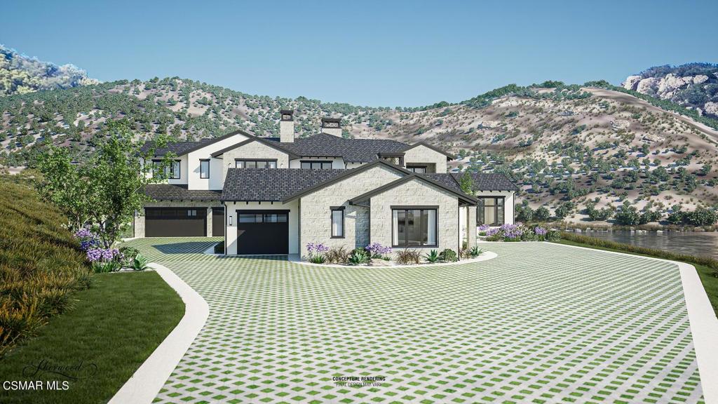 Sherwood's Lakeside Estate: The epitome of luxury and exclusivity at 2568 Queens Garden Drive, located in the prestigious and guard-gated community of Sherwood Country Club on Lake Sherwood, California. This two-story masterpiece, set amidst the scenic Santa Monica Mountains Recreation Area and near the iconic beaches of Malibu, is projected for completion in April 2025. Spanning an impressive 8,785 square feet, which includes a 1,078 square-foot guest house, this property is a rare jewel in the exclusive Sherwood Country Club enclave.Guard-Gated Community for Ultimate Privacy and Security: The 24-hour guard-gated entry ensures a level of security and privacy that is unparalleled, offering peace of mind in a serene and exclusive setting.Magnificent Two-Story Residence with Guest House: This luxurious estate features a grand total of 6 bedrooms and 6 bathrooms, plus a powder room and an additional pool bath. The inclusion of a separate guest house offers flexibility for hosting guests or for use as additional private living space.Elegant Interiors with Custom Features: The home is designed with meticulous attention to detail, boasting a private office/study perfect for those who work from home or seek a quiet reading space. The home theater adds a touch of Hollywood glamour, perfect for movie nights and entertaining guests.Spectacular Outdoor Living with Dock Access: Embrace the California lifestyle with unparalleled outdoor living features. The property includes a private dock, offering direct access to the serene waters of Lake Sherwood, perfect for boating or enjoying quiet moments by the water.Unparalleled Amenities and Lifestyle: Residents of this prestigious address have the privilege of accessing the world-class amenities of the Sherwood Lake Club. This includes access to its renowned golf course, tennis courts, and a variety of social and recreational activities, all within a community that values privacy and exclusivity.Spacious and Luxurious Automotive Accommodation: The estate features a generous 5-car garage, providing ample space for vehicles and storage, catering to the needs of the automobile enthusiast.Nestled in Nature, Close to Malibu: Set amongst the beauty of the Santa Monica Mountains, the property offers a tranquil retreat from the hustle and bustle of city life. Its proximity to the beaches of Malibu ensures that the best of Californian beach life is never far away.Your Future in Luxury Awaits: 2568 Queens Garden Drive is more than a home; it's a statement of luxury, exclusivity, and sophistication. This property is an opportunity to experience a lifestyle defined by privacy, luxury, and natural beauty.This Lake Sherwood gem is poised to become one of the area's most coveted addresses. It's an invitation to indulge in a life of luxury and tranquility, nestled in one of California's most prestigious communities.
