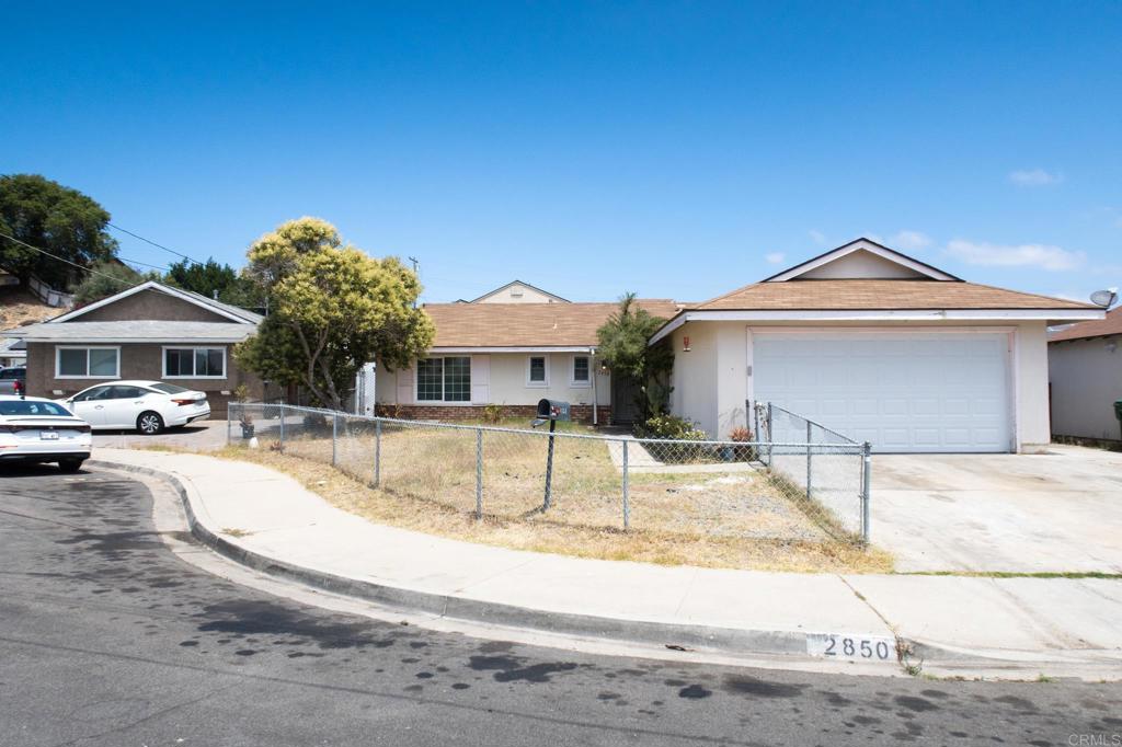 Major Fixer - Investor/Contractor special in Otay Mesa! This 3 bed + office/bonus room, 2 bath single-family home sits on a spacious 7,700 sq ft lot and offers 1,342 sq ft of potential. Located on a quiet cul-de-sac, with partial views of the nearby park, just a short walk away. Property will not qualify for financing, sold as-is with no repairs or warranties.