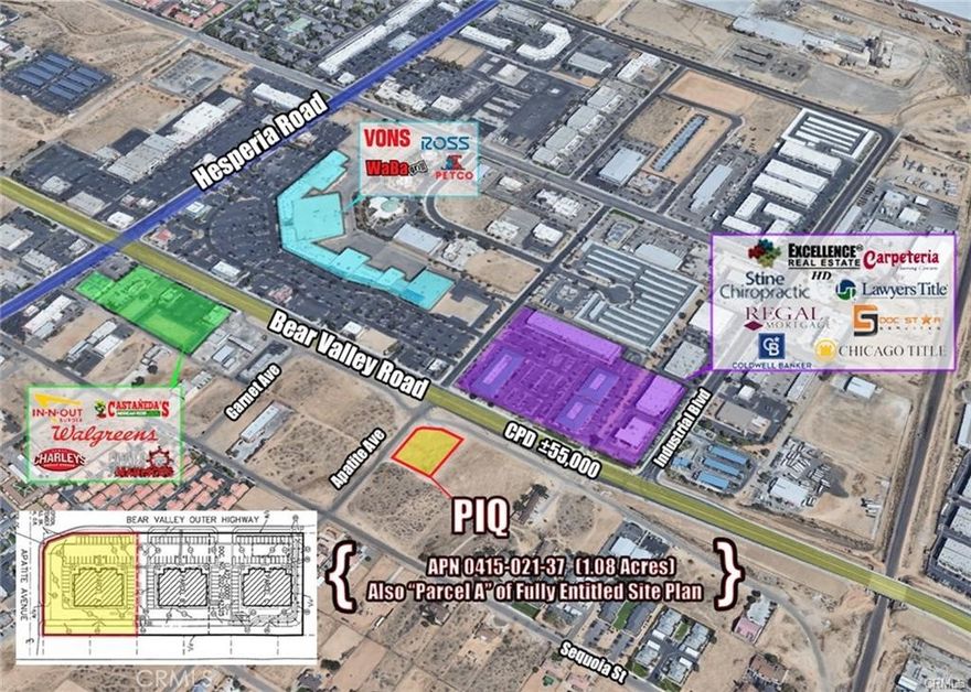 ***Commerical LOT FOR SALE***Plans have been approved**THIS property is SHOVEL Ready! All reports for the project are available**Adjoining parcels are also available***HIGH Traffic area with great exposure**