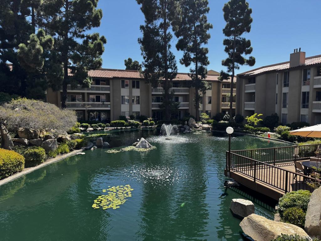 Claim your spot in wonderful Pacific Beach within walking distance to restaurants and shopping in this resort style gated parking complex at The Plaza! Large 1 bedroom with lots of light and pool views from living room and bedroom. New luxury vinyl plank throughout. Newer fridge and stove. This could make a great place to call home and or place to get away and visit San Diego. Minimum 30 day rentals. Amenities to include lake & water features, billiard, ping pong, library, theatre, club room, gym, spa, 5 tennis courts, 4 pools and spas through out complex. Community offers lots of extracurricular community building events. Everyone needs to live in Pacific Beach at least once in their life!
