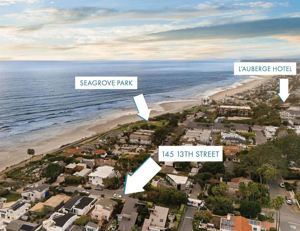 Location, location, location. Experience the ultimate Southern California lifestyle in this rare coastal rental opportunity in the heart of Del Mar Village located just a few hundred steps from the sand. This 3-bedroom, 2.5-bathroom home offers nearly 2,000 square feet of light-filled living space and a flexible floor plan designed for comfort and convenience. Enjoy the benefit of dual primary suites, including one on the main level and a second upstairs featuring its own private living area, ocean-view balcony, and stunning sunset vistas. The home also offers multiple outdoor spaces and a grassy back yard ideal for entertaining or quiet coastal relaxation. Additional amenities include ample off-street parking, a one-car garage, an EV charging station. Situated in one of San Diego’s most sought-after beach communities, this home delivers an unbeatable walkable lifestyle just steps to Powerhouse Park, award-winning restaurants, boutique shopping, and world-class beaches. Don't miss this rare chance to live the Del Mar dream—where ocean views, walkability, and location converge.