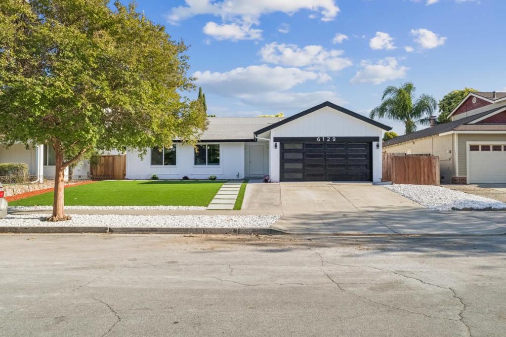 Location ! Location !Good Location ! This LUXURIOUSLY RENOVATED single-story home is nestled in a Quiet, Family-friendly Santa Teresa neighborhood with top-rated schools. This 4-bedroom, 2-bathroom gem features a bright Open Floor plan with a spacious living room, custom electric fireplace with luxury stone, and a designer chandelier. The remodeled kitchen offers BRAND NEW cabinets, quartz countertops, and an extended layout with a generous dining area. Both bathrooms are tastefully renovated with designer tile, upgrades vanities, and glass shower doors. The large front yard is fully landscaped with new artificial grass, modern pavers, and provides excellent indoor-outdoor flow. Additional upgrades include: NEW AC & HEATING, New dual-pane windows ; NEW interior/closet doors; Finished garage with new door, drywall, epoxy floors; Full interior and exterior paint Move-in ready with high-end finishes throughoutdont miss this rare Santa Teresa opportunity!