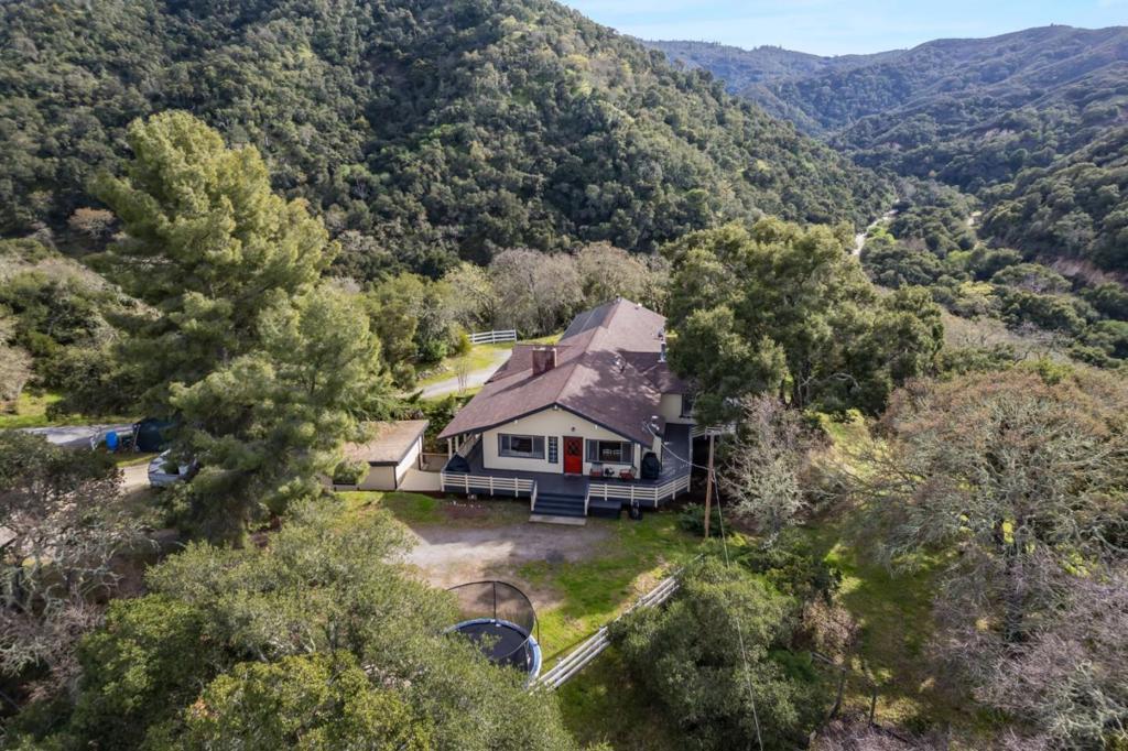 Tucked into the peaceful hills of San Juan Bautista, this nearly 2-acre retreat offers the perfect setting for nature lovers, homesteaders, or anyone craving open space and a slower pace. From the primary bedroom, enjoy a stunning view of the San Juan Valley, and spend your evenings stargazing from the spacious deck. The updated home includes a 1-bed, 1-bath studio, ideal for guests, creative work, or income potential. Starlink internet keeps you connected, even in this quiet, off-grid setting. Built for sustainable living, the home features solar panels (2022) and a 5,000-gallon water tank for irrigation, gardening, or peace of mind. Theres plenty of flat, usable land to expand, grow food, or add outbuildings to suit your vision. Wake with the sunrise, grow your own produce, and fall asleep to the sound of naturethis is a place where you can truly live with the land. Whether you're dreaming of chickens and raised beds or simply breathing cleaner air, this space supports your lifestyle. Just a short drive to Fremont Peak State Park, this property offers access to scenic trails, wildlife, and endless outdoor adventure. 340 Hillside Road isn't just a home, it's your chance to live freely, breathe deeply, and build a life rooted in nature.