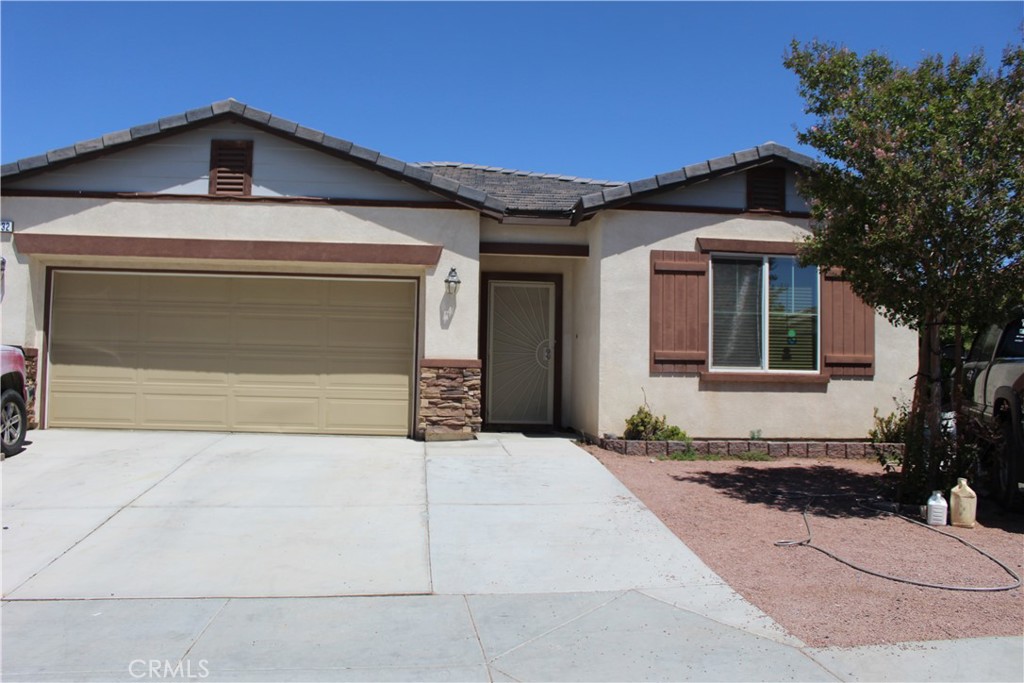 YOUR ADELANTO GEM AWAITS- PAID SOLAR PANELS , NO HOA
CONVINIENT ACCESS TO FWY 395, SCHOOLS AND SHOPPING
Beautiful 3 bedroom 2 bath home with fully paid solar panels!
This Adelanto home features an open floor plan with granite countertops, recessed lighting, and a spacious breakfast bar and ample cabinetry for additional storage. A separate den provides provides flexibility for use as a home office or an additional living area. Primary suite includes a walk in closet while all bedrooms are generally sized to accomodate a variety of needs.
The backyard offers a recently built covered patio and A drip irrigation system that services a variety of matured fruit trees , including lemon, apple, orange, guava, and pear.
MOVE IN READY