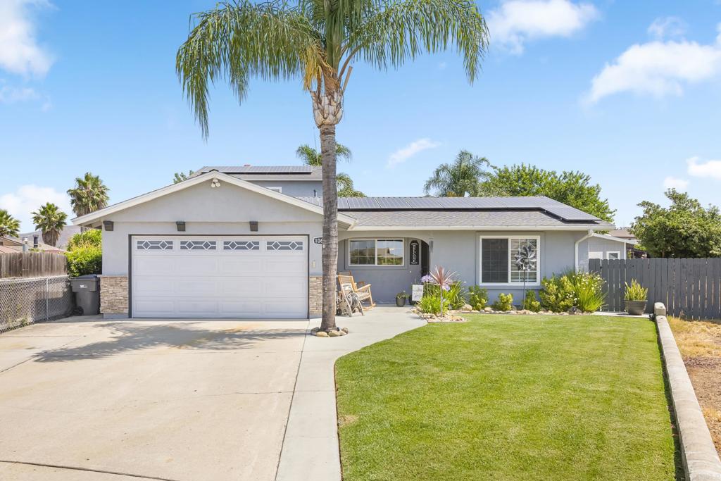 Tucked away on a peaceful cul-de-sac in the heart of Santee, this beautifully updated 5-bedroom, 2-bathroom home has everything you've been looking for and more! Step inside to a bright, open layout perfect for both relaxing and entertaining. The kitchen flows seamlessly into the living and dining areas, creating an inviting space for family and friends. Recent updates throughout the home add a modern touch, and paid-off solar means energy savings from day one. Step outside to your resort-style backyard featuring a heated pool with a brand-new system, a built-in natural gas BBQ kitchen area, and plenty of space to unwind or entertain. There’s also ADU potential for added flexibility whether you’re dreaming of a guest house, office, or rental income. Located minutes from top-rated schools, parks, and major shopping centers, this home combines convenience with comfort.