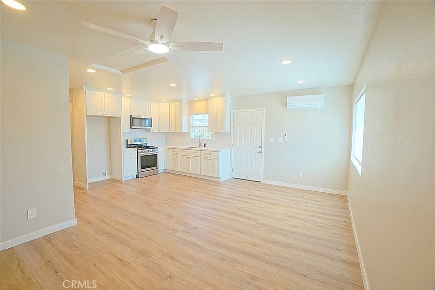 Located on Cul de Sac, This Two Bedroom Home has All New Flooring, Interior Paint, Indoor Laundry, Kitchen with Quartz Counters Living Room, Back Yard and is Gated and Fenced....Ceiling Fans in Both Bedrooms, Recessed Lighting Throughout.....Freeway Close...Never Been Lived In!