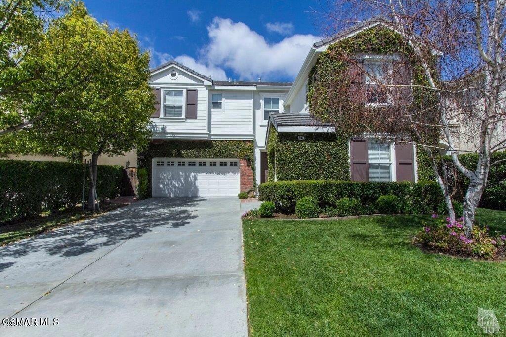 NOTE: The carpet is now beige, not brown!!Welcome to Oak Park! Located at the end of a flat cul de sac, this clean and well kept pool home has high ceilings throughout. An abundance of beautiful windows let in the natural light. The comfortable family room opens to the kitchen which provides plenty of cooking space and lovely granite counter tops as well as stainless steel appliances and a walk in pantry. In addition to the main staircase, there is a back staircase that leads to a bedroom with an ensuite bath. All bedrooms are up and they each have their own bathrooms. The primary suite is its own wing, the primary bathroom is travertine and marble. The two sinks are adjacent to each other, giving both of you your own space to prepare for the day. The walk in primary closet is amply sized. The huge upstairs loft makes an excellent media room, home work space, etc. The home is very versatile and the spaces/rooms can adapt to your needs. The backyard includes a grassy area, Pebble Tec pool and jacuzzi as well as built in BBQ area. Close to Deerhill Park, Medea Creek Middle School and Oak Park High School. 20 minutes to Malibu beaches.