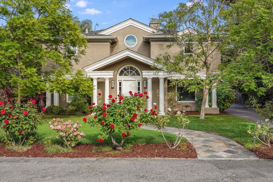 Amazing opportunity to live in a highly-coveted area of North Los Altos just moments from Almond Elementary, Los Altos HS, the new community center, and Village of Los Altos. This remodeled traditional-style home has it ALL with nearly 4100 square feet of living space situated over three-levels. 5-bedrooms total (4 upstairs - one in detached ADU) and 3-full/2-half bathrooms providing everyone with their desired space throughout the home. Surrounded by mature vegetation, the oversized 15k+ lot was perfectly designed with entertaining in mind as a large deck and bbq center lead to your sparkling pool. ADU (attached to the detached garage) with a full bathroom is not included in square footage, along with additional office/workout structure, AND treehouse!