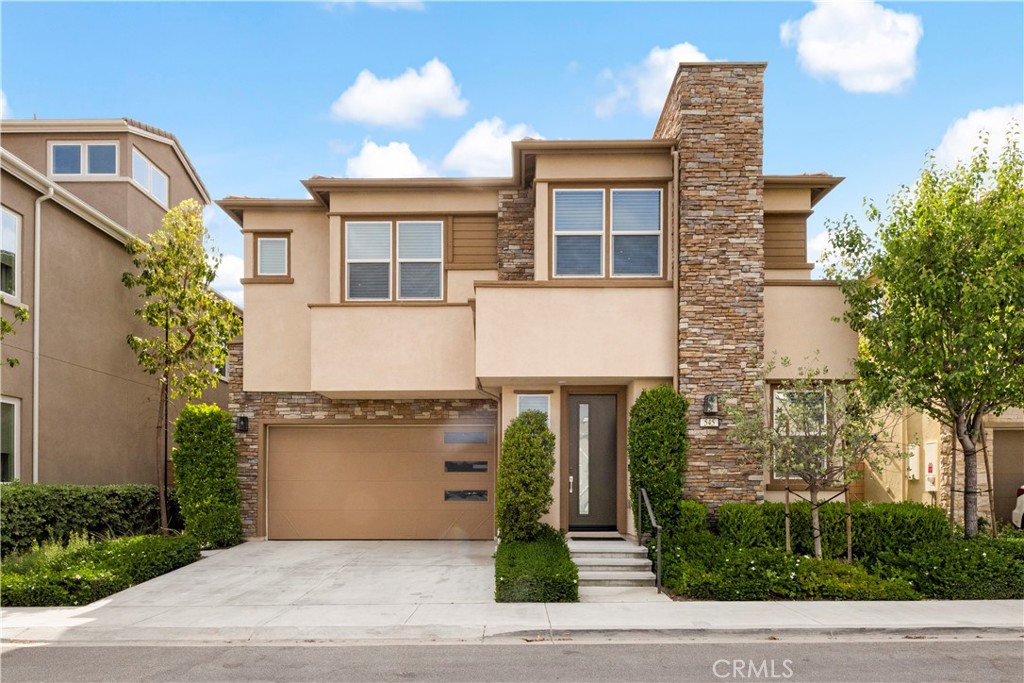 This former Lennar model home features 5 bedrooms and 4 bathrooms where sophistication meets luxury. Built as a model home, the home features high-end finishes and luxury materials in an open and airy layout, with every detail reflecting exceptional design concepts and aesthetics. The designer's carefully selected décor is complemented by an elegantly landscaped backyard, showcasing an impeccable sense of style. The outdoor space is equally stunning - a newly customized barbecue area with built-in BBQ grill and compact refrigerator is the ideal place to relax and entertain. Standing in the backyard, you can also take in the mesmerizing views and gorgeous sunsets. Built in 2020, this home is located in a quiet and inviting neighborhood just minutes from the Irvine Spectrum and conveniently located near Target, Costco, and a variety of high-end stores, restaurants and entertainment. Residents enjoy resort-style amenities: a crystal-clear pool, Jacuzzi, barbecue area, billiards room, two pickleball courts and more. From the award-winning design to the unparalleled landscaping experience, this is a dream home that blends elegance, functionality and modernity, making it a rare choice at first sight.