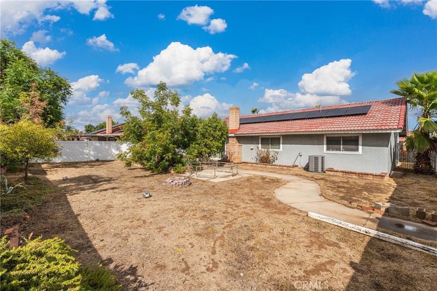This beautiful home is ready for you to make it your own. This charming 3 bedroom, 2 bathroom home is a perfect blend of comfort and style. With recent updates, solar installed on roof, Vivint Alarm system, cameras installed, Central AC that was installed recently, recently upgraded windows. This property offers a great opportunity for buyers looking to move in quickly. Enjoy the spacious living areas, perfect for relaxing or entertaining guests, huge backyard for your family gatherings or summer barbecues. The home features ample natural light, making it feel bright and airy. Don't miss out on this fantastic opportunity to own a beautiful home in a desirable location. Schedule a showing today.