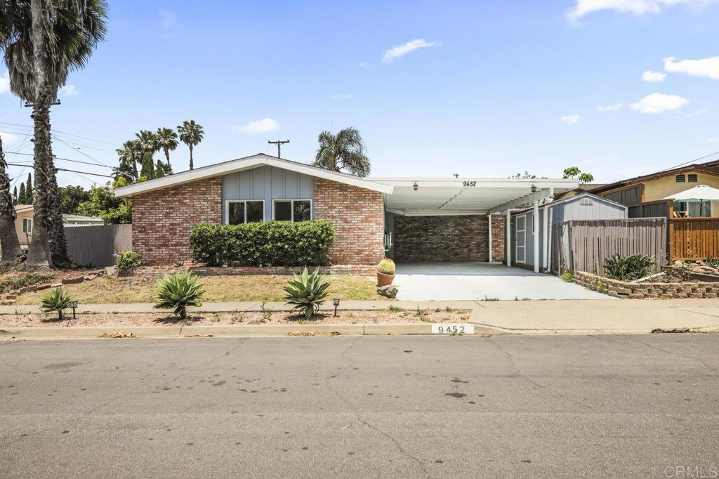 Welcome to 9452 Larrabee Avenue —-GREAT ACTIVE AIRBNB INVESTMENT or GREAT FAMILY HOME. Centrally located gem in one of San Diego’s most convenient neighborhoods. Nestled on a massive 16,534 sq ft corner lot in Serra Mesa, this single-level home blends comfort, charm, and incredible outdoor living. Enjoy your private oasis with a sparkling pool, covered patio, grassy side yard, and a spacious shed — ideal for storage, hobbies, or that dream she-shed. Inside, you'll find 4 bedrooms, 3 full bathrooms, and thoughtful updates like stainless steel appliances, a range with hood, and a sit-at breakfast bar that invites casual dining and connection. The covered carport adds function and shade, while the layout flows perfectly for both everyday living and entertaining. Just minutes from everything — Mission Valley, Snapdragon Stadium, hospitals, top dining, Costco, schools, and quick freeway access to anywhere in the city. Whether you're looking for your next forever home or an income-producing investment (this home has been a successful Airbnb!), Larrabee offers the ideal mix of lifestyle and location.