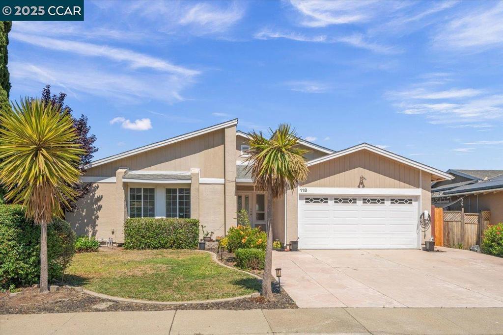 Don't miss out on this beautiful single-level ranch-style home located in a peaceful cul-de-sac in Hercules. This residence features three bedrooms and two bathrooms, a cathedral ceiling in the living room, laminate flooring, recessed lighting, and a marble-lined fireplace. Enjoy the comfort of dual-pane sliding glass doors, a newer furnace for cozy winters, and the benefit of a PAID solar system. The updated kitchen comes equipped with new stainless-steel appliances, quartz countertops, a new range hood, and fresh interior paint with updated wall textures. Additional upgrades include 5 1/5” baseboards and new window trim, plus it is ready for a Tesla hookup. A beautiful swimming pool. The home is conveniently close to amenities such as shopping plazas, parks, and schools, with easy access to freeways and public transportation. The property welcomes you with beautiful front landscaping. The pictures showcase the charm of this home. Welcome home!