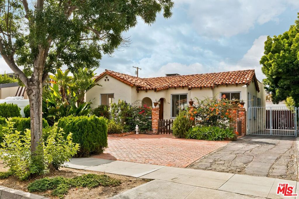Offer deadline set for Wednesday October 29th at 6PM. Email to request the mandatory offer submission package beginning on Monday October 27th. Truly the deal of 2025! 1st time available in 55 years, this charming and immaculate Spanish bungalow sited on a deep 6,500SF lot N. of Wilshire Blvd on the favored West side of Le Doux Road evokes the bygone era of the 1920's when Beverly Hills was simply a burgeoning suburb. Sunlit rooms featuring high ceilings, gleaming wood floors, and an open space layout for entertaining. Large living room opens to dining room/den combined with a partly updated kitchen. Dining room/den flows to an enclosed recreation/family room which leads to the large yard with multiple patio spaces and a 2 car garage. In addition to curb appeal, a high Walk Score, off-street parking galore, and too few amenities to mention, the opportunity to redevelop or expand this property is rare indeed. Sold in strictly "as is, where is" condition.