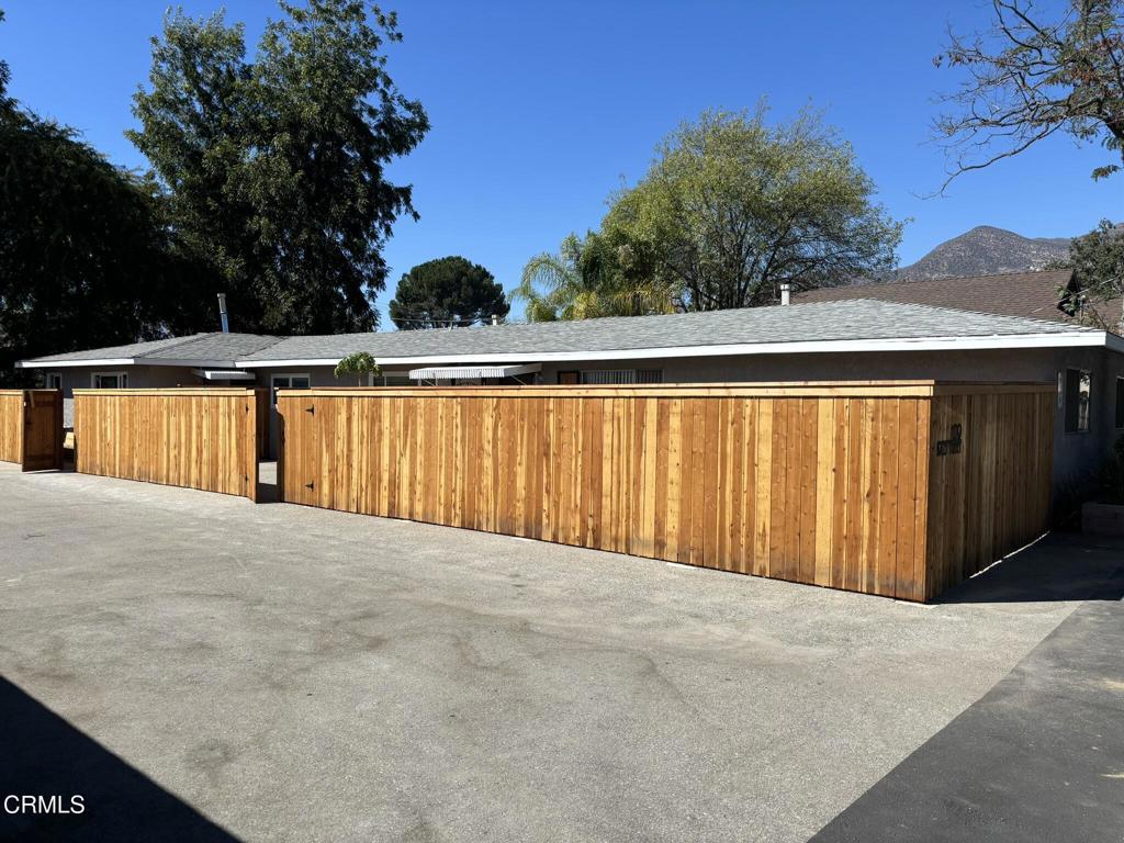 This very private newly remodeled two-bedroom and one-bathroom downtown Ojai apartment has brand-new flooring, all-new kitchen appliances, shaker-style kitchen cabinets, granite countertops, mini-split AC, and fresh interior paint. Plus, all new bathroom fixtures, vanity, updated lighting, and a new tiled tub/shower. There is plenty of room for patio furniture inside the private fenced yard. Assigned parking, water, sewer, trash, and access to laundry are included in the rent.This downtown complex is within walking distance of Downtown Ojai shopping, restaurants, entertainment, and parks.