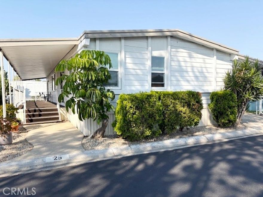 Excellent In-Park Location!
Spacious 1972 General doublewide, about 1,536 SF featuring two bedrooms and
two bathrooms.  Many improvements done in 2023:  Roof, Dual Pane Windows,
Vinyl-plank floors, Furnace, Water Heater, Fresh paint outside and new porch
carpet.  With many other upgrades done recently make this the perfect
"move-in ready" home!