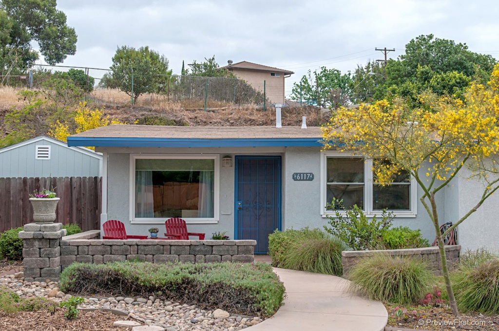 Light, bright and airy, this absolutely darling 3BR/1BA charmer boasts dual-pane windows, fresh, neutral paint, eat-in kitchen, beautiful laminate wood flooring throughout most rooms, and a great floorplan! Spacious backyard complete with firepit, hardscape patio, nice grassy area, and even a storage shed for all your toys! Low-maintenance landscaping out front, full laundry room with full washer and dryer. Charming front patio for enjoying your morning coffee! Pack your bags, and move on in! Neighborhoods: College Grove Equipment: Dryer, Range/Oven, Shed(s), Washer Other Fees: 0 Sewer: Sewer Connected Topography: LL