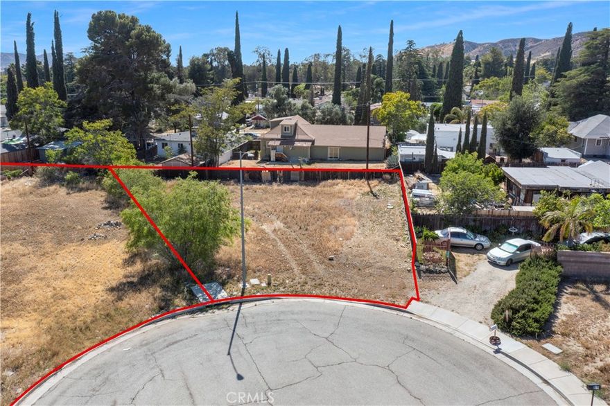Unique infill lot development opportunity in Banning with water and sewer laterals in place per City of Banning.  This .21 acre parcel is nestled into a short cul de sac adjacent to aesthetically pleasing ,single story homes built in approximately 2008.  Per Banning planning, zoning allows for single family residence with an ADU on each lot.  Curb, gutter, and street lights are already in place.  Three other lots in the cul de sac are also available and listed separately.