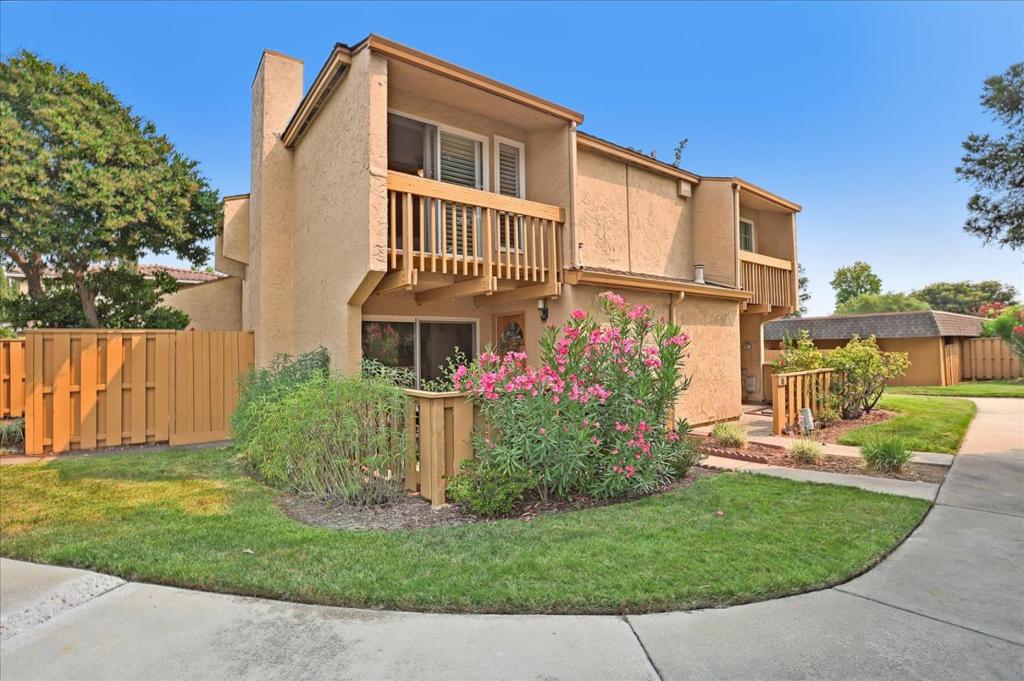 Dont miss out on this rare find home, within the premier Sunnyvale location and award winning Cupertino schools. This private 2 bed, 1.5 bath End-Unit home includes an open floor plan, with recessed lighting, renovated kitchen, in unit washer and dryer, hardwood floors, and plenty of guest parking. Exquisite and modern touches are present throughout the home. Enjoy the well-maintained community with tranquil greenery, walkways, clubhouse & community pool. Walking distance to Ortega Park and Stocklmeir Elementary. Easy Access to Hwy 280 & 85, El Camino, Sunnyvale Community Center, downtown Sunnyvale, and many high-tech companies.