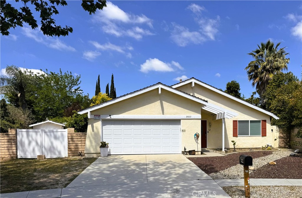 Welcome to your new sanctuary nestled in the heart of Simi Valley! This charming house boasts 2 cozy bedrooms, a walk-in closet in the primary bedroom, and a well-appointed bathroom with travertine flooring and tiles, offering a welcoming environment for anyone stepping through its doors. With a generous 1,108 square feet of interior space laid out with beautiful bamboo flooring, a great room, HUGE kitchen and dining room, stainless appliances, and granite countertops, the unassuming elegance of this home truly comes to life.
Step outside to discover the outdoorsy gem of this property—a sizable backyard that whispers promises of summer barbecues and spirited garden parties. The mature fruit trees provide not only a scenic backdrop but also a personal orchard for the culinary enthusiast. Additionally, a large side yard gives you extra room to stretch out and perhaps establish your very own vegetable patch.
Parking woes? Say goodbye! This home includes ample space to park your vehicles, including room for a RV, making it perfect for adventurers at heart. Nestled at the end of a tranquil cul-de-sac, your peace and privacy are assured.
Living here means quick access to shopping, dining, hiking trails, award-winning schools, and the 118 freeway.
Whether you're a first-time homebuyer or looking to downsize, this home ticks all the boxes with its prime location, thoughtful layout, and fantastic outdoor space.