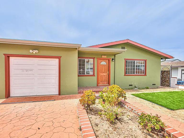 Welcome to your new home in the charming city of Seaside! This cozy residence offers 988 square feet of living space with 3 bedrooms and 1 full bathroom, featuring a convenient layout with more than one bedroom on the ground floor. The kitchen is a culinary delight, equipped with a variety of countertops including tile, quartz, and other materials, as well as a gas cooktop and oven range. The home features both tile and carpet flooring throughout, adding a touch of warmth and style. Relax in the separate family room or enjoy a meal in the dining area seamlessly integrated into the living room. The fireplace adds a cozy ambiance to the living space. For your convenience, laundry facilities are located in the garage, which also offers a single parking space. The property is situated within the Monterey Peninsula Unified School District. Don't miss the opportunity to own this charming home in Seaside, offering a perfect blend of comfort and functional living.