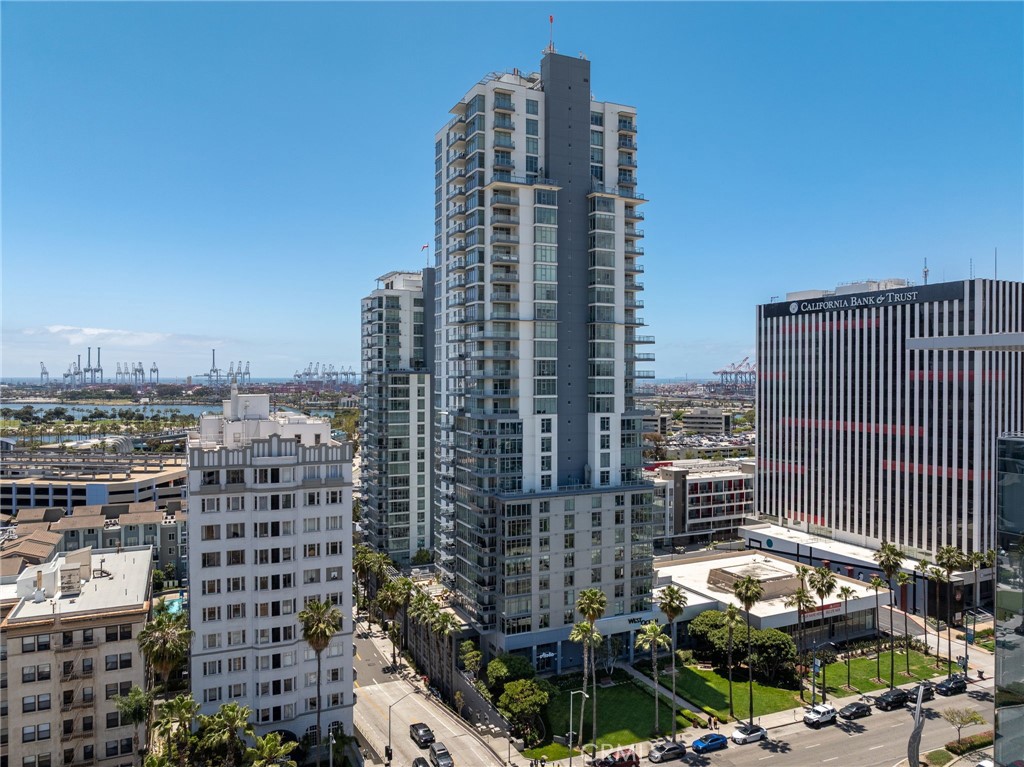1386 Sq Ft Office Space Nestled amidst the vibrant pulse of Long Beach’s thriving business ecosystem, lies an unparalleled opportunity for those seeking a workspace that epitomizes both elegance and functionality. Envision an environment where sophistication meets cutting-edge technology, combining the height of modern convenience with timeless design.
Unbelievable impressive luxury office space in one of Long Beach's most luxurious high-rise condominiums in the heart of Long Beach’s high-end commercial businesses district such as the World Trade Center, Port of Long Beach, City Hall. Furnished and exquisitely decorated with Herman Miller and Roche Bobois office furnishings.
The space has an entry reception area, two private offices, a larger open workspace, conference room, kitchen, and private bathroom.
Complete with established 5G Fiber Optic Internet, ATD alarm and cameras with secure entry locking, Printer/Scanner/ Shredder and a safe. Alkaline water filtration. 5 dedicated secure parking spaces near the building elevators. This is an office condominium and not your run of the mill space.
Also available for extended use are 400 West Ocean Boulevard’s unbelievable amenities which include: Pool, Spa, Full Gym, Sauna, Upstairs Lounge with Fireplace, Full Kitchen with adjoining private space for banquet dining. Large private executive meeting Board of Directors style meeting room. A Guest Suite available for rent for your out-of-town business associates (for nominal fee upon availability). THIS IS NOT YOUR USUAL TYPE OFFICE.