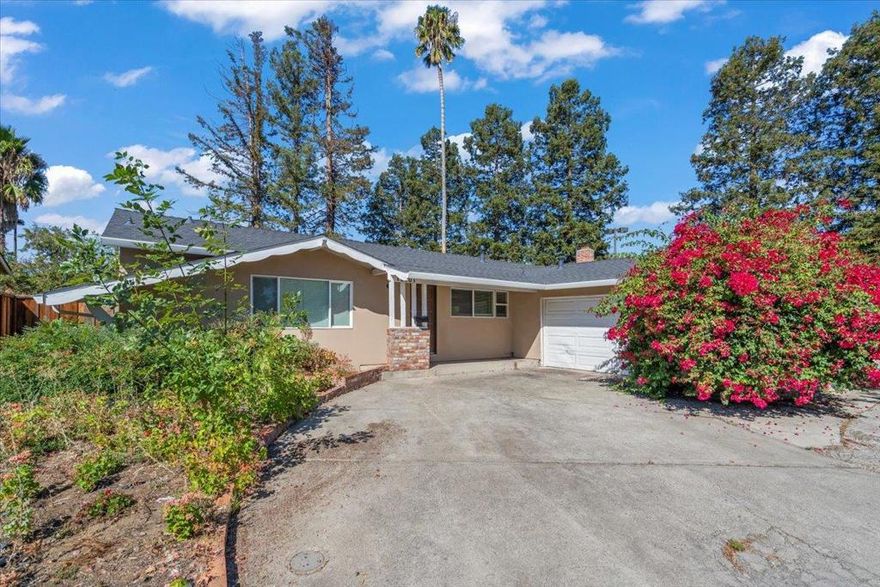 Welcome to 10101 Richwood Drive, a delightful 3-bedroom, 2-bathroom single-family home in the vibrant city of Cupertino, California. Built in 1959 and spanning approximately 1,512 square feet, this charming residence features a versatile open layout combining living, family, and dining areas ideal for everyday comfort and entertaining. One of the standout features is the oversized 9,100 square foot lot, which offers tremendous potential. This generous space allows for creative expansions, such as adding square footage to the home, building an accessory dwelling unit (ADU) for guests or rental income, installing a pool, or designing expansive gardens and outdoor living areas. 10101 Richwood sits within the acclaimed Cupertino Union School District (elementary/middle) and Fremont Union School District (high schools like Cupertino High and Homestead High), consistently ranked among California's best. Whether you're envisioning a private oasis or future development, this lot provides rare flexibility in a sought-after neighborhood.