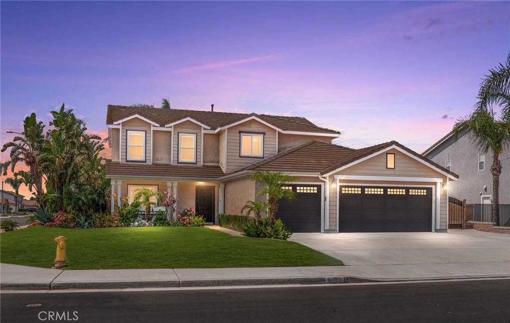 Welcome to 12673 Oakdale Street, a beautifully remodeled home tucked into the sought-after Cloverdale Farms neighborhood of Eastvale. Situated on a spacious corner lot with RV parking and a 3-car garage, this home offers the space, layout, and upgrades today’s buyers dream of. Step inside and fall in love with the unique open floor plan featuring a beautiful staircase in the center of the home and light-filled living spaces that flow effortlessly. The heart of the home is a stunning, fully remodeled kitchen with an island that offers abundant storage and style, opening to the family room and an airy dining area - perfect for entertaining and everyday living. Upstairs, you'll find four generously sized bedrooms, including a serene primary suite with a walk-in closet and a spa-inspired en suite bathroom. The charm continues outdoors with a landscaped front yard with a beautifully manicured lawn, a private backyard complete with a covered patio and a storage shed for your tools or toys. Enjoy close proximity to Silverlakes, dog parks, community parks, top-rated schools, shopping, dining, and easy freeway access. With thoughtful upgrades throughout, curb appeal, and room to grow, this Eastvale gem truly has it all. Don't miss the chance to call this your next home!