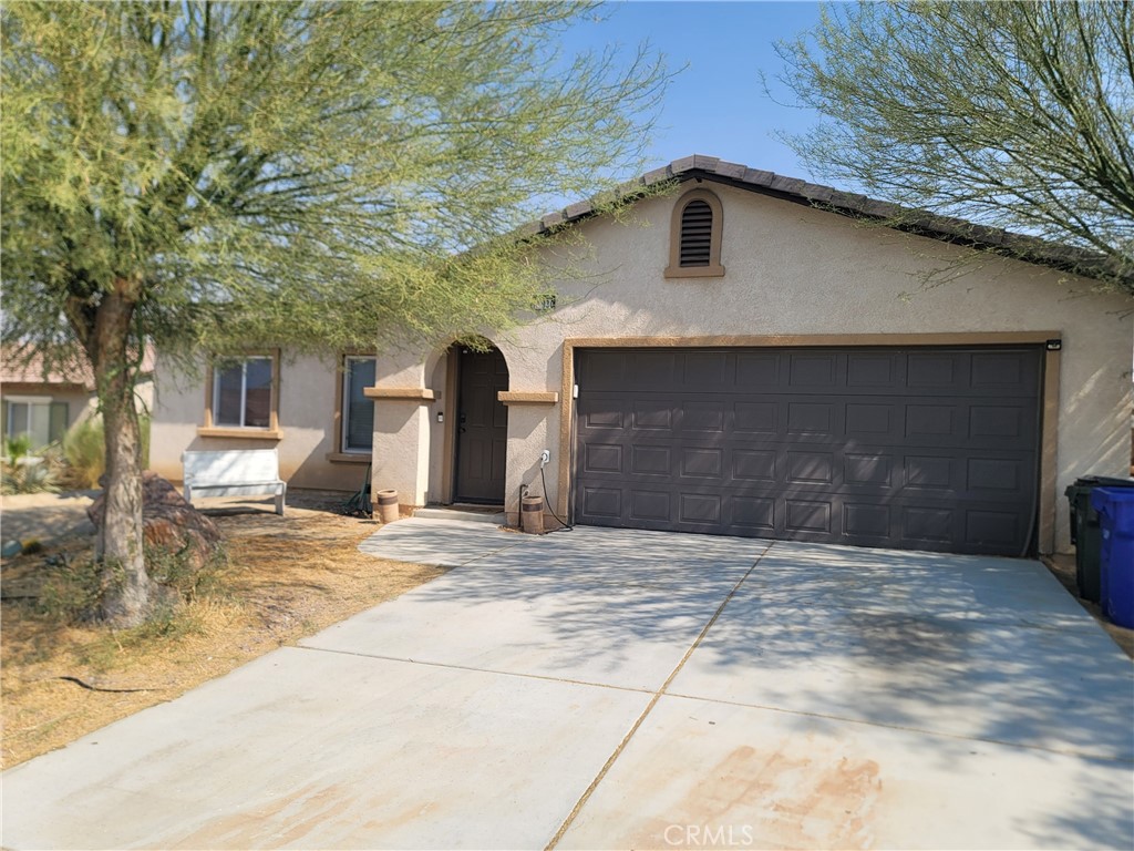 Charming three Bedroom Home on a Large Lot in Adelanto. Welcome to this beautiful Three bedroom two bathroom home located in a quiet and well-maintained neighborhood of Adelanto, just minutes from the highway and newly developed shopping centers for ultimate convenience.
This home features a spacious and open floor plan, perfect for comfortable living and entertaining. The large living room flows seamlessly into the kitchen, which offers an abundance of cabinet space and storage – ideal for home cooks and busy families alike.The oversized master bedroom provides a private retreat with its own ensuite bathroom, while the two additional bedrooms are located on the opposite side of the home, offering privacy and great layout for families, guests, or home office space.Step outside to a generously sized backyard with plenty of room to build a pool, garden, or create your dream outdoor space With a peaceful atmosphere and close proximity to local amenities, this home is a fantastic opportunity for families, first-time buyers, or investors.