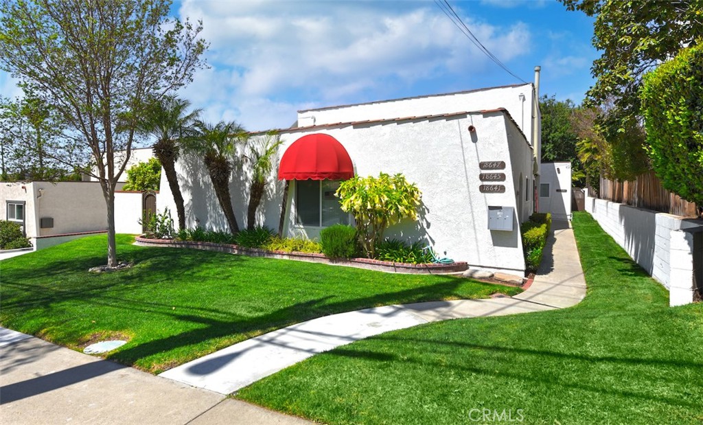 Nestled in a serene and picturesque Yorba Linda community, this inviting front unit is perfect for those seeking tranquility without sacrificing convenience. Part of a well-maintained 3-unit building, this home features 2 generously sized bedrooms and a remodeled full bathroom. Step inside to discover spacious living and dining areas adorned with elegant wood flooring, perfect for relaxation and entertaining. The galley style kitchen includes white GE appliances and modern finishes, making it a delightful space for culinary creativity. Enjoy the outdoors in your charming, hardscaped patio ideal for morning coffee or evening gatherings. Additional highlights include a detached private one-car garage and an extra outdoor parking space. For added convenience, a coin-operated laundry room is available for shared use. Don't miss this opportunity to make this peaceful retreat your new home!
