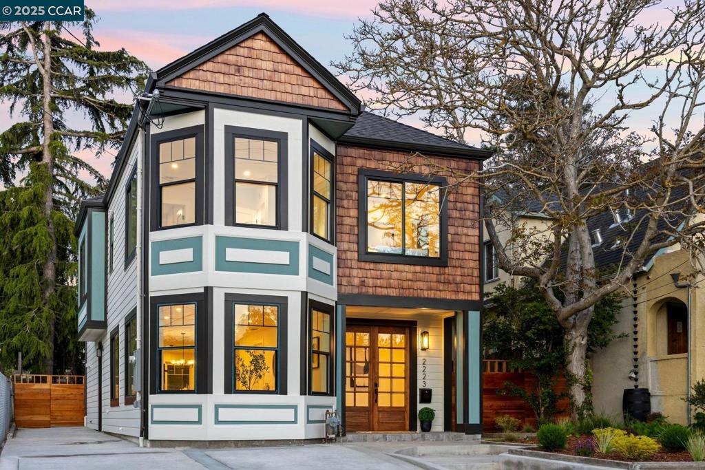 Welcome to 2223 Byron Street, an absolutely gorgeous Victorian style home located in the heart of Berkeley. Completely rebuilt, this home features a new foundation, a new roof, new plumbing, new electrical, all new windows, a new furnace and AC system, a new sewer line, a new irrigation system and much more! Envisioned around the art of entertaining, you will walk into a space that flows effortlessly from one to the next, both indoor and out. The extra high ceilings accompanied by the stunning engineered hardwood floors and elevated design create the most enviable level of luxurious living. From the oversized living room to the artfully crafted custom kitchen that flows beautifully into the backyard, to the luxurious bedrooms and custom designed bathrooms, every detail of this home has been meticulously curated to embody sophistication and ease. Moving on to the backyard, your private oasis awaits! Featuring easy access from the kitchen, a covered patio area and a huge grass lawn. All this, surrounded by lush landscape and trees offering the utmost of privacy. Located right next to schools, parks, shopping and more yet tucked away in quaint and quiet neighborhood. Don't miss out on this opportunity!