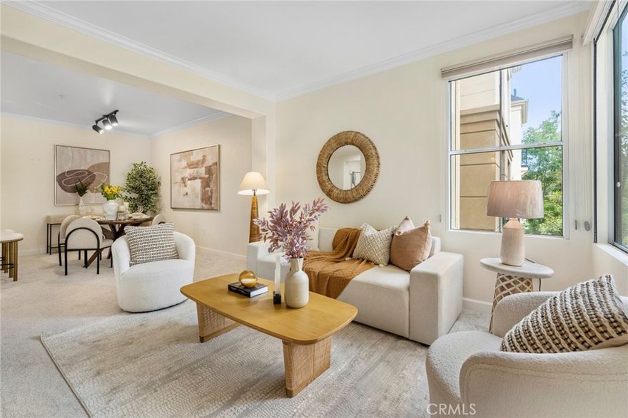 Welcome to the resort-style Watermarke Community in Irvine! This elegant 1-bedroom, 1-bathroom (835 sqft) condo offers a bright open layout, plenty of natural light. private balcony, and one assigned parking space. No long walks or parking hassles — assigned spot is only a few steps away from the unit. Perfect for both homeowners and investors. Enjoy luxury amenities including three pools (one heated year-round), a fitness center, tennis courts, and a stylish clubhouse with concierge service. Conveniently located near UCI, John Wayne Airport, shopping, and fine dining, this gated community offers modern comfort, strong investment potential, and an unbeatable lifestyle in the heart of Irvine.
