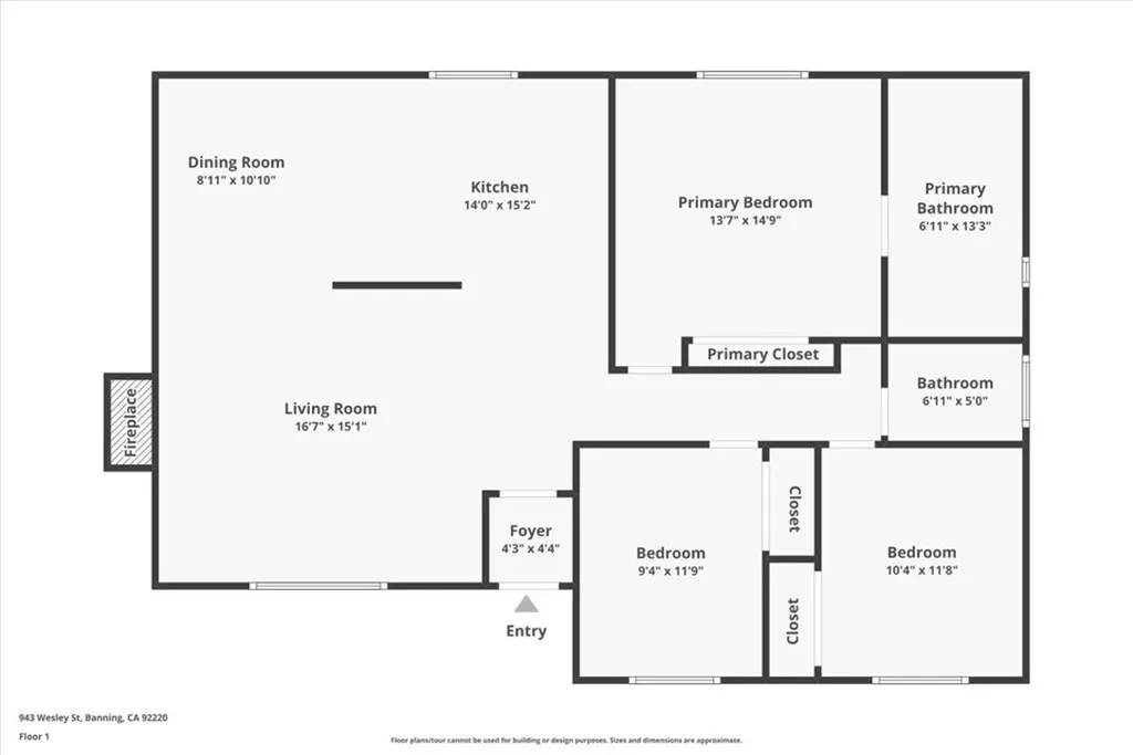 Banning, California 92220, United States, 3 Bedrooms Bedrooms, ,2 BathroomsBathrooms,Residential,Active,184823
