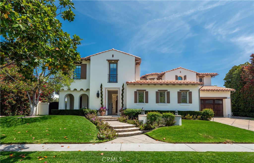 Sweeping views highlight this beautifully upgraded home. Model sharp throughout, this New Millennium Classics Plan 2 is light and bright with a sunny, open floor plan. The home features 6 bedrooms (including the courtyard casita with bath) plus a custom office, a nicely remodeled chef's kitchen with center island that opens to the family room highlighted by wood floors and cozy fireplace, plus there's a spacious living & dining room combination that's perfect for casual entertaining. The generous primary suite offers an all stone bath, dual custom closets, cozy fireplace, big picture windows, and a walk-out balcony with views over The Oaks and to the mountains beyond. The spacious, very private and lushly landscaped grounds include an Infinity edge pool, spa, gazebo with fireplace and T.V. center, large BBQ center, a sports court, two covered patios, and courtyard entry with fountain. This turn-key home is move-in ready.