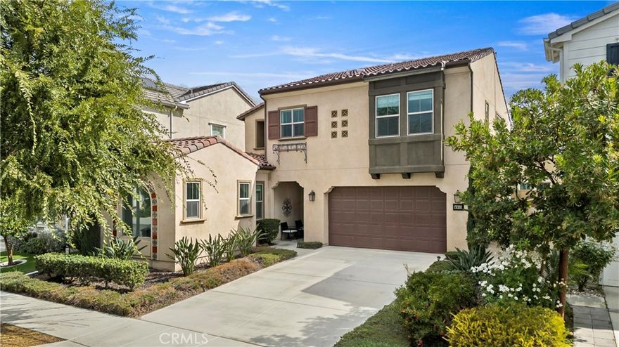 PAID OFF Solar with 11 Panels. Welcome to 4855 Pastel Ln, located in the desirable Ontario Ranch / Park Place community. This spacious home features 4 bedrooms and 3 bathrooms across approximately 2,402 sq ft, built in 2018.

The open floor plan seamlessly connects the gourmet kitchen, dining, and living areas, with large windows bringing in abundant natural light. On the main floor, there’s a convenient bedroom and full bathroom—perfect for guests or multigenerational living.

Upstairs, the master suite offers dual vanities, a soaking tub, separate shower, and walk-in closet. Two additional bedrooms, a full bathroom, a loft, and a laundry room complete the upper level.

Step outside to a low-maintenance backyard with no rear neighbors, ideal for relaxing or entertaining. The community features resort-style amenities including a clubhouse, junior Olympic pool, fitness center, spa, game room, theater, business center, tennis and basketball courts.

This home perfectly blends modern comfort, functionality, and convenience—an ideal choice for families seeking a vibrant lifestyle in Ontario Ranch.