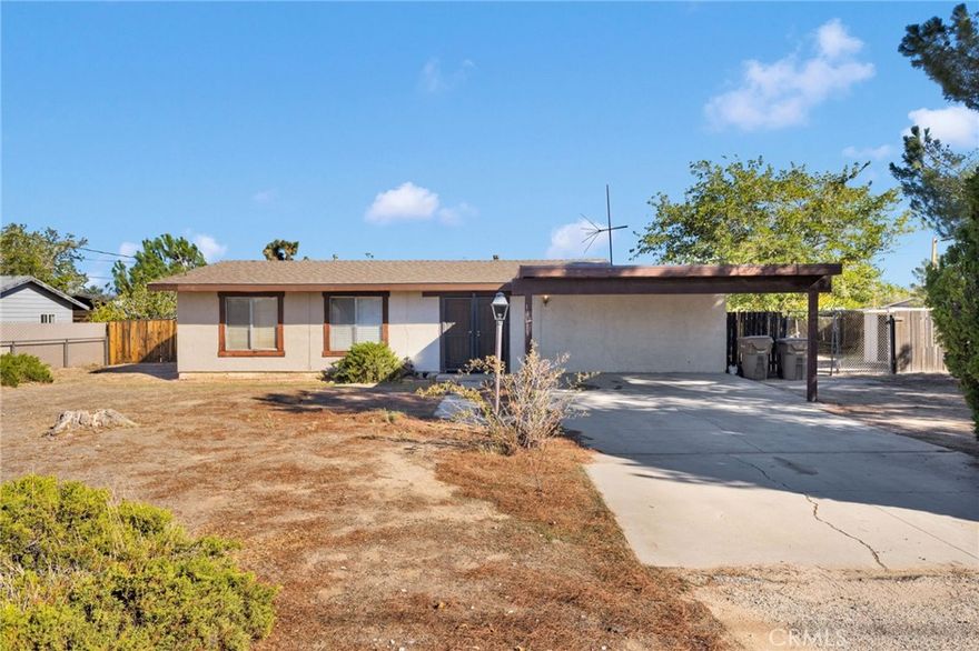 Welcome home to this beautifully maintained three-bedroom, one-bath ranch-style home, perfectly situated on a peaceful, family-friendly street in one of Hesperia’s most desirable neighborhoods. This home is ideal for hardworking families who value function, comfort, and affordability without sacrificing quality or cleanliness.



Step inside and you’ll find a bright, freshly updated kitchen featuring upgraded countertops, crisp white cabinets, a stainless-steel sink, and a new faucet—making meal prep both practical and enjoyable. A stainless-steel-topped rolling island and new cutting board tucked neatly in the cabinetry add even more versatility for cooking and family gatherings.



The bathroom has been thoughtfully refreshed with a new vanity light, replaced shower head, and updated toilet internals for reliability and peace of mind.



This home has been meticulously cleaned from top to bottom, including swamp cooler filter maintenance, ensuring everything is ready for you to move right in.



Out back, a huge yard with one large wood storage shed and one smaller aluminum offers endless potential—whether you dream of a playground, workshop, garden, or a shaded retreat for summer evenings. 



Located on a quiet street, this home provides the perfect blend of peace and convenience, with schools, shops, and commuter routes nearby.



Key Features



3 spacious bedrooms / 1 clean, updated bath



Upgraded kitchen countertops & white cabinetry



Stainless-steel sink, new faucet, and 4-burner range



Stainless-steel-topped rolling island & new cutting board



Updated bathroom lighting and fixtures



Recently serviced swamp cooler



Oversized backyard with plenty of room to expand or entertain



Large Storage Shed in Backyard on its own foundation



One smaller aluminum shed



Quiet, desirable Hesperia neighborhood



This home is move-in ready, affordable, and built for everyday life—the perfect place for a hardworking family to put down roots and start making memories.