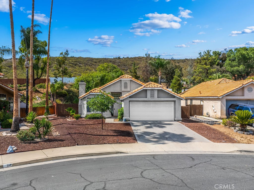 Beautifully Renovated Single Story Central Murrieta Home, New LVP Flooring, New Carpet, New Kitchen and Baths, Fresh Paint, New HVAC, Whole House Fan, Quartze Countertops, New Hardware and Light Fixtures, High Ceilings, Tons of Windows, Lots of light. Very Private Oversized 10,000 sq ft Lot with No Neighbors Behind! Plenty of room for a pool or ADU. Quiet peaceful location! Walking distance to highly rated Murrieta elementary, middle and high schools. ***LOWEST PROPERTY TAX RATE IN MURRIETA*** AND NO HOA FEES OR RESTRICTIONS!