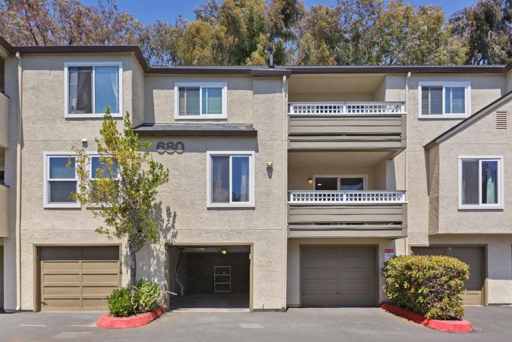 This a rare opportunity to own a condominium featuring its own single-car garage! This bright and airy condo includes 2 bedrooms and 2 bathrooms, and is set in the highly sought-after Clarendon Hills Community in the Hayward Hills. Located on the ground level, this unit provides 906 square feet of contemporary living space, which includes a spacious en-suite bedroom, an additional hallway full bathroom,and a separate second bedroom. Enjoy the convenience of in-unit laundry, a private patio, an assigned parking space, and a dedicated one-car garage. This tranquil and secure community offers excellent amenities, including a clubhouse, swimming pool, spa, fitness center, and nearby park with tennis courts, hiking, biking, and walking paths. Conveniently located near shopping centers, BART, and major highways, this condo perfectly blends comfort, convenience, and an enjoyable lifestyle. This condo was upgraded in June 2021 with new Stainless Steel appliances, painted throughout, new floors, kitchen with granite counter top, new bathrooms vanities and faucets, and many more. The current posted pictures don't reflect the current decor of the unit. They are pictures taken from a previous sale in 2021. The unit is currently tenant occupied.