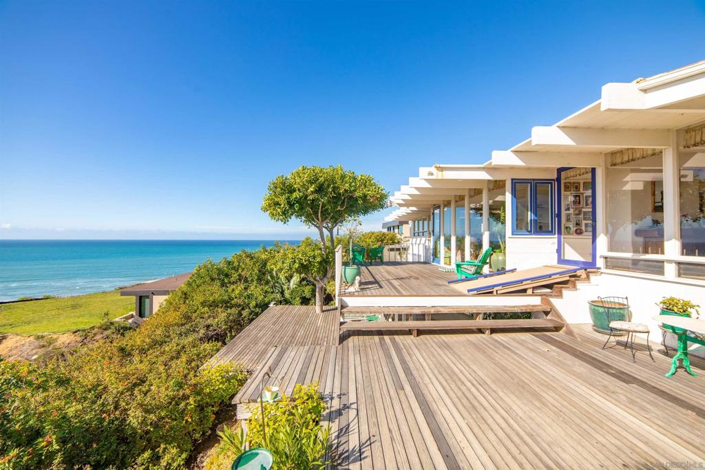 Enjoy unobstructed panoramic whitewater views from the living room, kitchen, bedrooms and multiple ocean view decks. This Herb Turner architectural design was built in 1964 on a .26 acre lot at the very end of the highly sought after Ocean View Avenue.