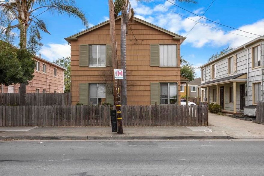 This inviting fourplex features 2,486 sq ft of living space on a 4,346 sq ft lot, offering both solid income potential and an attractive lifestyle setting. The spacious lot allows for creative outdoor uses, whether shared garden space, patios, or private retreats. Ideally located near San Pablo Park, a community favorite with open fields, playgrounds, tennis courts, and vibrant gathering areas, the property provides residents with direct access to recreation and neighborhood charm. Local cafés, shops, and transit options are all close by, with downtown Berkeley and the UC campus just a short trip away. This is a rare opportunity to own a well-scaled multi-unit property in a prime Berkeley location.