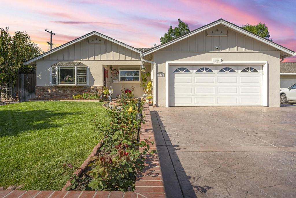 Move in and enjoy this beautiful 3 bedroom single-story home in Campbell. Private 6,100 sf lot. Beautifully updated open chef's kitchen with beautiful backsplash, updated cabinets and Thermador appliances. Recessed lighting. Elegant crown molding & baseboards. Bright living areas with huge windows. Gleaming floors. Central AC & Dual pane windows. Awesome primary suite with ensuite bathroom & expanded closets. Great sunlight throughout. Tastefully updated bathrooms. Well maintained. Attached 2 car garage with oversized driveway. Entertainers dream backyard with dining patio, lawn, and mature fruit trees. Convenient commute location with close proximity to San Tomas Expy, Lawrence Expy, Hwy 85 & Hwy 880/17. Conveniently located near shopping, schools & dining in Downtown Campbell.