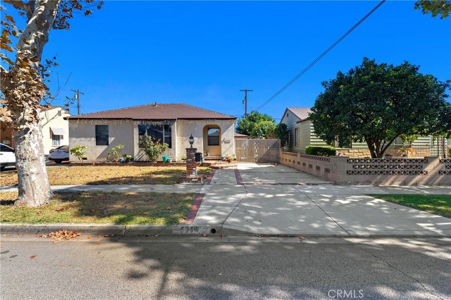 Charming Lakewood Home with Endless Potential!



Nestled on a picturesque tree lined street in the highly desirable Lakewood community, this delightful 4-bedroom, 2-bathroom home offers comfort, character, and incredible versatility.



Featuring an open floor plan, this residence blends spacious living areas with natural light, creating the perfect setting for family gatherings or entertaining guests. The detached 2-car garage and generous backyard offer the ideal setup for an ADU or Junior ADU, providing exciting opportunities for additional income or multi-generational living.



Enjoy the large driveway with RV and boat parking, plus a small greenhouse for gardening enthusiasts.



Located near the borders of Artesia, Cerritos, and Bellflower, this home sits less than a mile from the new Odyssey STEM Academy, and just minutes from top-rated schools, parks, shopping, and dining.



The property will be delivered vacant at the close of escrow, offering a blank canvas ready for your personal touch.



Don’t miss your chance to own this move-in ready home in one of Lakewood’s most convenient and desirable neighborhoods!



Buyer to verify all information.