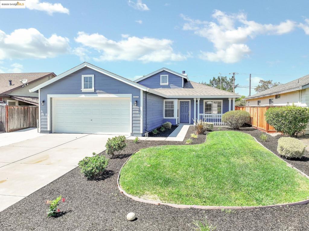 Stunning Remodel – Move-In Ready! This spectacular renovation was just completed in preparation for sale! Located near the end of a quiet, low-traffic street, the home is just minutes from the new Safeway Center and offers quick access to the Highway 4 Bypass via Laurel Road. Inside, it shows like new! The brand-new kitchen features quartz countertops, an upscale stainless steel appliance package, a sleek undermount sink, and modern finishes throughout. Durable waterproof plank laminate flooring and 5.25" baseboards run throughout the home, complemented by fresh paint, LED lighting, stylish ceiling fans, and updated fixtures. Both bathrooms have been updated with new plumbing fixtures and quartz vanity tops. Outside, most of the siding has been recently replaced, and the yard has been refreshed with new landscaping, a retaining wall, and a lush new lawn with automatic sprinklers. Sparkling clean and ready for move-in—this home is a must-see! Open Saturday from 12:30 to 3:30.