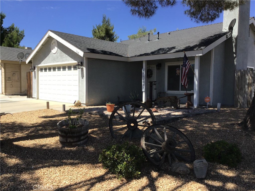 Welcome to this nicely upgraded and expanded home neatly located in a cul-de-sac in the Mountain View Estates! This 3 Bedroom - 2 Bath home with a 2 car garage and generous driveway is absolutely ideal for a small family. The 3rd bedroom is a fully permitted addition, and can be utilized as either a small bedroom or a useful office area. You'll enjoy the fireplace and vaulted ceiling in the living room and the cozy kitchen with modern appliances! Outside in the cute back yard there is a handy shed with extra space for your lawn care items and more. Also, there is solar on the roof for your clean energy savings! Plus - the neighborhood is nice and the immediate area has a well-developed infrastructure of restaurants, medical care, banking and much, much more! So, what are you waiting for? Make this house your home!