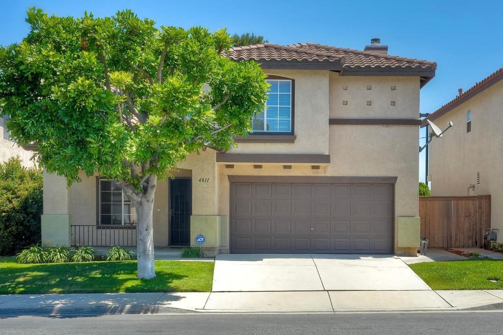 Lovely Oceanside home in the Belamar area of the Rancho del Oro neighborhood with 3 bedrooms, 2.5 bathrooms plus a loft with a built in office. All bedrooms, loft and laundry room are located upstairs. Downstairs features a formal living room, large closet, access to the garage, family room with fireplace and well appointment kitchen. Beautiful bedroom closet systems. All appliances including refrigerator, washer and dryer included. Gardener included. Built in BBQ on stamped concrete patio.