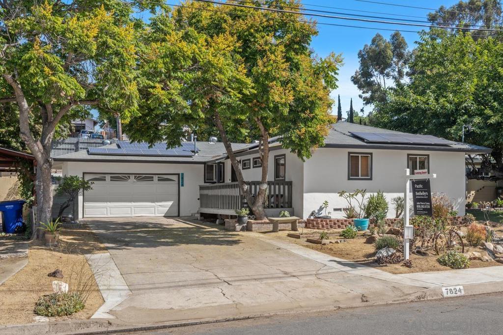 Seller will entertain offers between $699,000 and $749,000. Tucked away on a quiet neighborhood street yet just moments from shopping, dining, and public transportation, this single-story gem combines comfort and convenience. Featuring hardwood floors, fresh interior paint, and the coveted pairing of air conditioning with owned solar. The 1,225 SF floor plan was thoughtfully reconfigured to create a welcoming formal entry and a true primary suite with ensuite bath and spacious walk-in closet. The updated kitchen includes a gas cooktop with griddle and a new microwave, making it ideal for everyday cooking or entertaining. Outdoor living is enhanced by a charming front porch, drought-tolerant landscaping, low-maintenance turf, a chicken coop, and room for terraced flower beds. A generous 2-car garage with space for storage and an RV-ready driveway complete this versatile property, offering both charm and functionality.