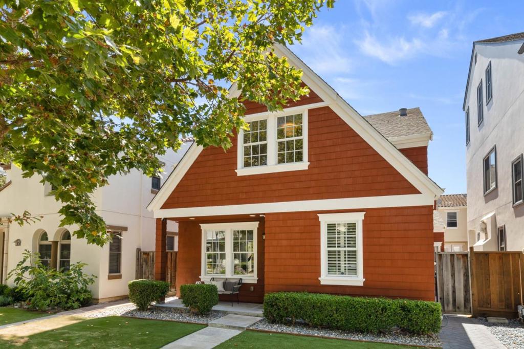 Just moments from the heart of downtown Mountain View, this beautifully appointed single-family home blends comfort, style, and convenience. High ceilings and abundant windows fill the interiors with natural light, creating an airy open feel from the moment you enter. This recently remodeled home boasts impeccable finishes and playful details throughout the thoughtfully designed floor plan. The open main level includes an updated kitchen with modern appliances and ample cabinets, spacious living room with gas fireplace, and dining nook overlooking the yard, ideal for both casual meals and gourmet creations. Upstairs features three spacious bedrooms, and two full bathrooms, with the added convenience of a half bathroom downstairs. You will not want to leave the luxurious main suite with a spa-like soaking tub and indulgent stand-in shower, perfect for unwinding after a long day. Enjoy the practicality of a two-car garage and the warmth of a home thats been meticulously maintained. The community offers a welcoming park for outdoor gatherings, and youre just minutes to top-rated schools, the library, and vibrant Castro Street dining and shopping. This home delivers the best of Mountain View livingstylish comfort in a location that truly has it all.