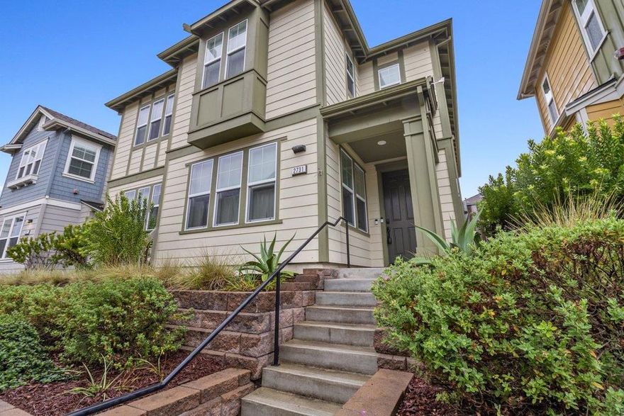 Motivated Seller: All offers considered. Centrally located in the Dunes, this beautiful like-new 3-bedroom, 2.5-bathroom Surf house has all the shoreline city Marina has to offer. Step in to be impressed by the living area that is furnished with engineered wood flooring, a beautiful electric fireplace, and a built-in smart TV. The spacious kitchen features an expansive island, newly installed fridge, other stainless steel appliances, and plenty of cabinets. Upwards the wool carpet stairs, you will see 3 generous bedrooms and a large flexible loft space that can be used as an open office, a playroom, or extra living space. Newly installed washer and dryer, a ring doorbell, and built-in safes are the other examples of the many extras in this home. The attached two-car garage provides plenty of space and also includes a built-in workshop niche. Outside you will see a sunny patio that offers the opportunity for gardening or hosting BBQs with a gas hook-up. Walking distance to restaurants, grocery stores, entertainment, playgrounds, parks, walking trails, and beaches. This home sits next to CSU Monterey Bay and allows easy access to Hwy 1. Don't miss the opportunity to live in The Dunes on Monterey Bay, surrounded by the vibrant growing community of Marina and endless amenities.